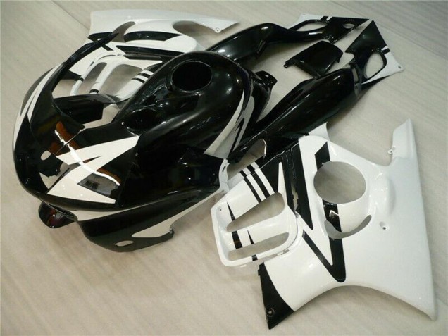 1995-1996 Honda CBR600 F3 Motorcycle Fairings - White Glossy Black