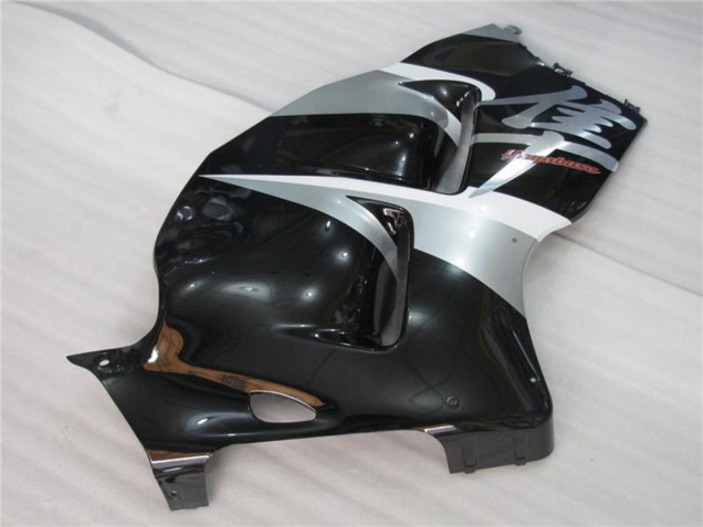 1996-2007 Suzuki GSXR 1300 Hayabusa Motorcycle Fairings - Silver Black
