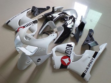 Affordable 1998-1999 Honda CBR900RR 919 Motorcycle Fairings - White Red Glossy Black U.N.Spacy