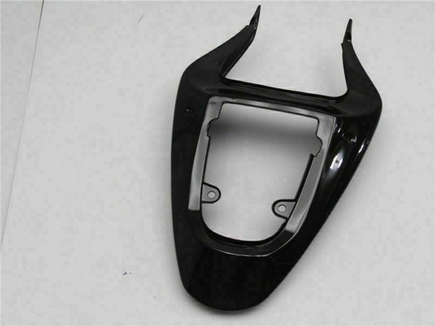2001-2003 Suzuki GSXR 600/750 Motorcycle Fairings - Glossy Black Silver Flame