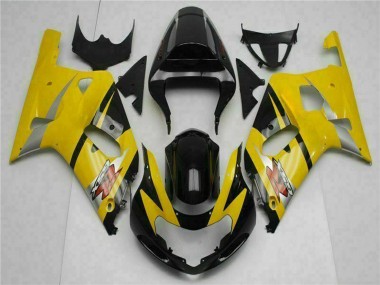 Affordable 2001-2003 Suzuki GSXR 600/750 Motorcycle Fairings - Yellow Black
