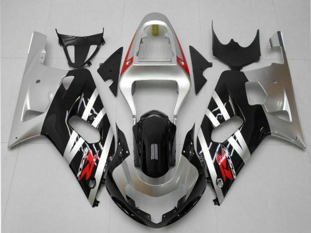 2001-2003 Suzuki GSXR 600/750 Motorcycle Fairings - Silver Glossy Black Red