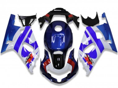 Affordable 2001-2003 Suzuki GSXR 600/750 Motorcycle Fairings - White Blue Red Black
