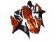 2002-2003 Yamaha YZF R1 Motorcycle Fairings - Orange Matte Black