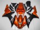 2002-2003 Yamaha YZF R1 Motorcycle Fairings - Orange Matte Black