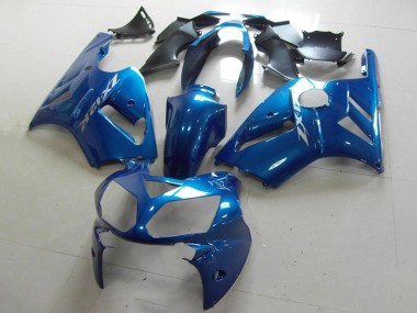Affordable 2002-2006 Kawasaki ZX12R Motorcycle Fairings - Blue OEM Style