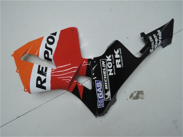 2003-2004 Honda CBR600RR Motorcycle Fairing Kits - Orange White Red Glossy Black Repsol