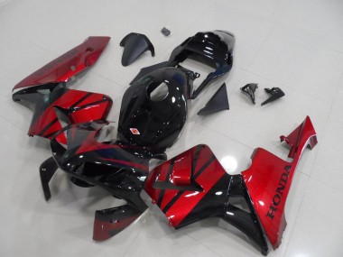 Affordable 2003-2004 Honda CBR600RR Motorcycle Fairing - Red Glossy Black Stripe