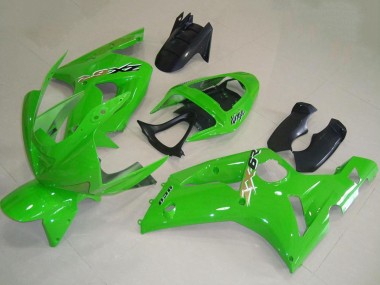 Affordable 2003-2004 Kawasaki ZX6R Motorcycle Fairings - Green