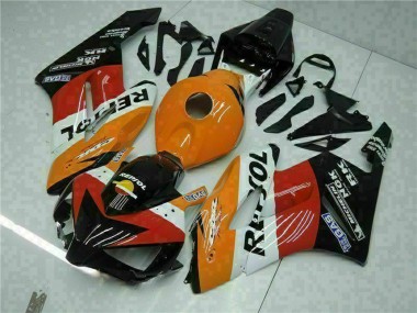 Affordable 2004-2005 Honda CBR1000RR Motorcycle Fairings - Orange White Red Black Repsol