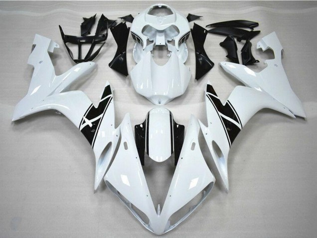 2004-2006 Yamaha YZF R1 Motorcycle Fairing - White Black