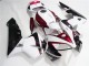 2005-2006 Honda CBR600RR Motorcycle Fairings Kits - White Red Black