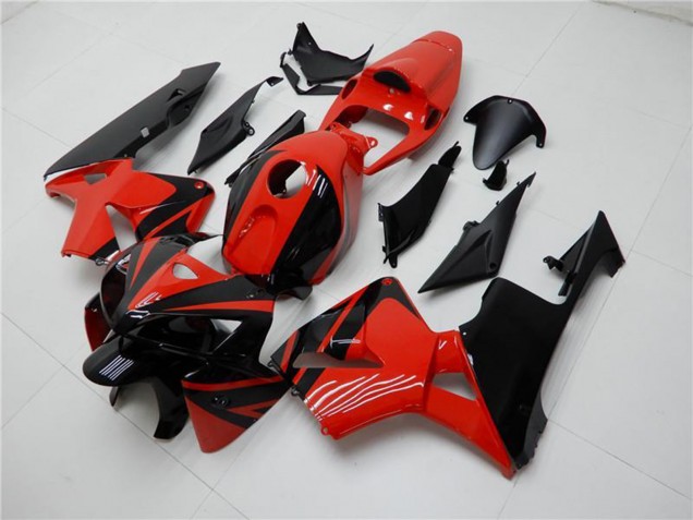 2005-2006 Honda CBR600RR Abs Fairings - Red Black