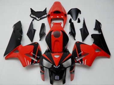 Affordable 2005-2006 Honda CBR600RR Abs Fairings - Red Black
