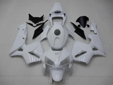 Affordable 2005-2006 Honda CBR600RR Motorcycle Fairings - Glossy White