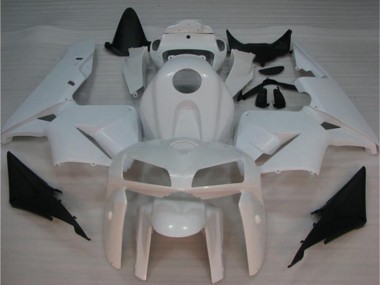 Affordable 2005-2006 Honda CBR600RR Motorcycle Fairing Kits - White