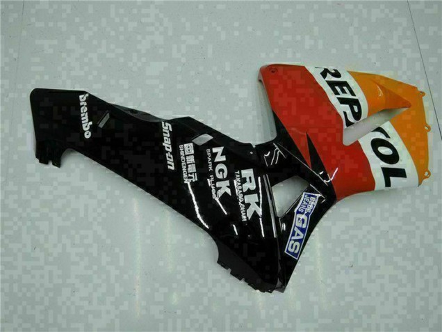 2005-2006 Honda CBR600RR Motorcycle Fairings - Orange White Red Black Repsol