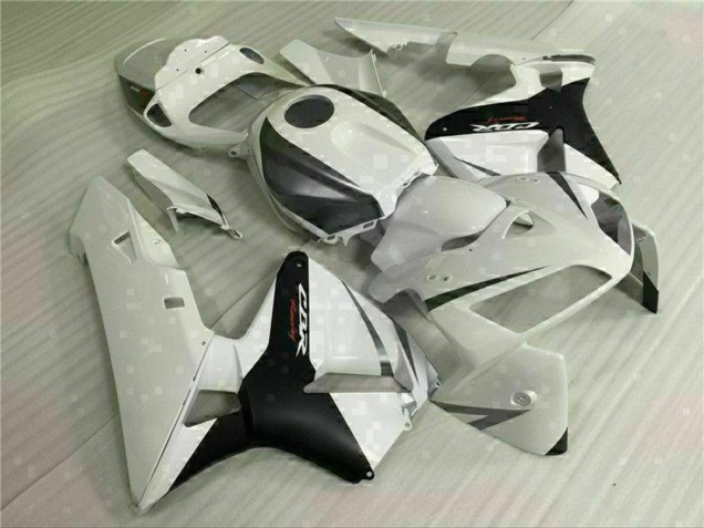 2005-2006 Honda CBR600RR Bike Fairings - White Black