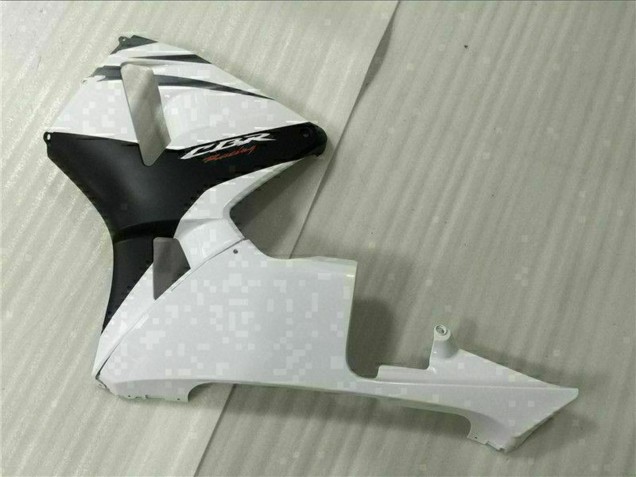 2005-2006 Honda CBR600RR Bike Fairings - White Black