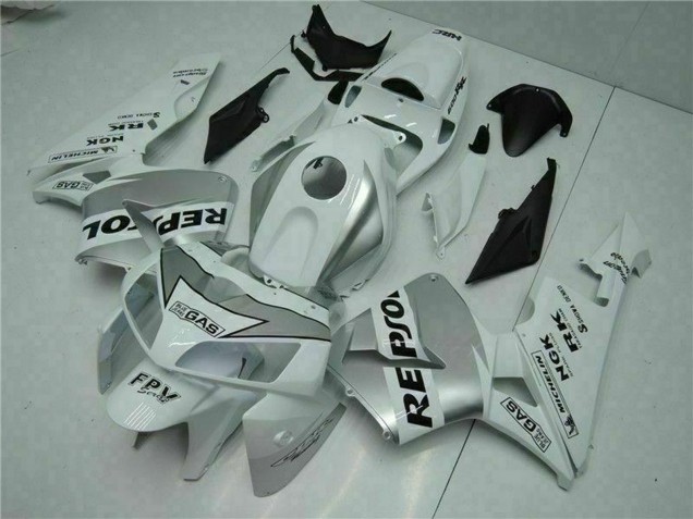 2005-2006 Honda CBR600RR Motorcycle Fairing - White