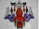 2005-2006 Honda CBR600RR Motorcycle Fairings - Red Purple Grey