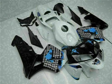 Affordable 2005-2006 Honda CBR600RR Motorcycle Fairings - White Black Green