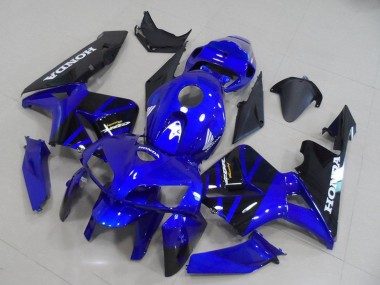Affordable 2005-2006 Honda CBR600RR Motorcycle Fairing Kits - Blue Black