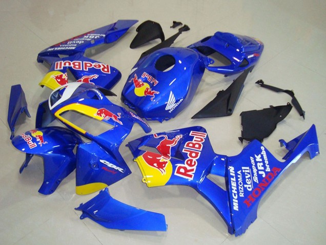 2005-2006 Honda CBR600RR Motorcycle Fairings - Blue Yellow Red Bull