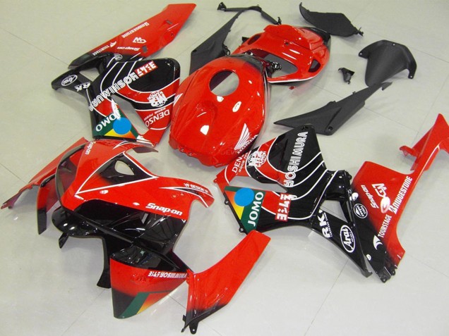 2005-2006 Honda CBR600RR Motorcycle Fairings - Red Blue Yellow Glossy Black JOMO