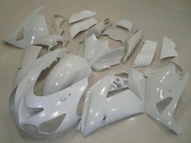 Affordable 2006-2011 Kawasaki ZX14R ZZR1400 Motorcycle Fairings - White