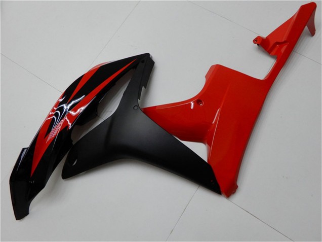 2007-2008 Honda CBR600RR Bike Fairings - Red Matte Black