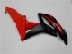 2007-2008 Honda CBR600RR Bike Fairings - Red Matte Black