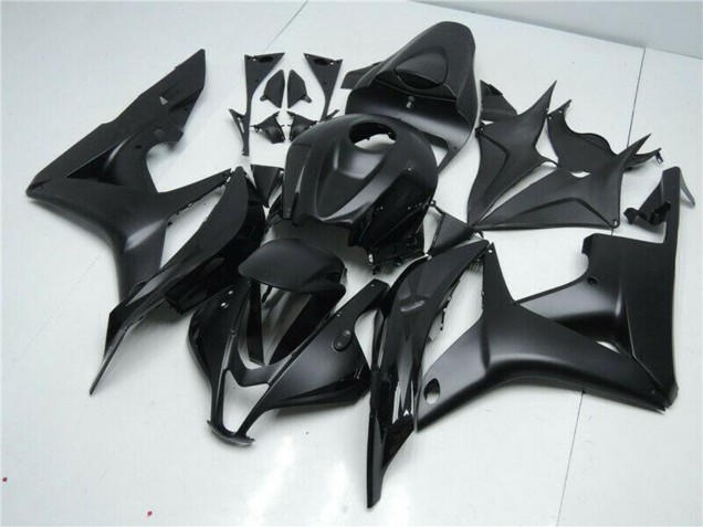 2007-2008 Honda CBR600RR Motorcycle Fairing Kits - Matte Black
