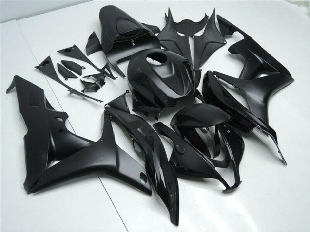 2007-2008 Honda CBR600RR Motorcycle Fairing Kits - Matte Black