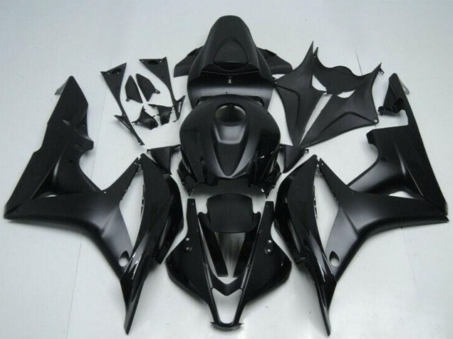 2007-2008 Honda CBR600RR Motorcycle Fairing Kits - Matte Black