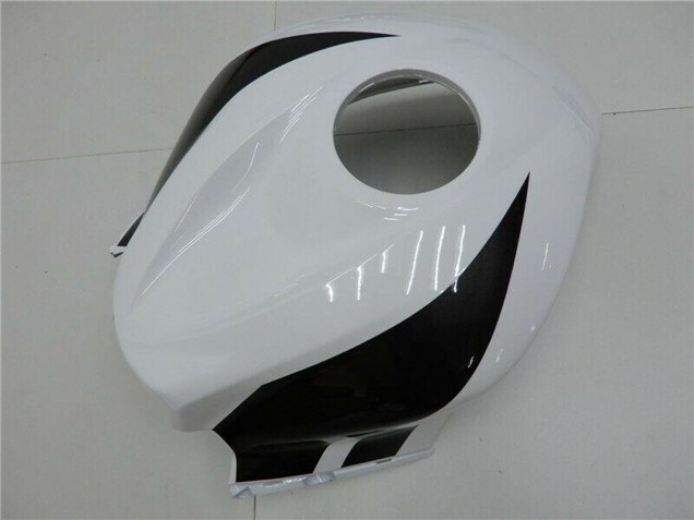 2007-2008 Honda CBR600RR Bike Fairings - White Glossy Black