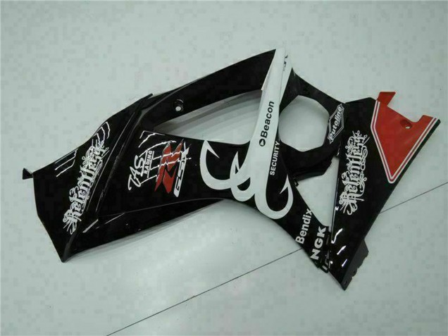 2007-2008 Suzuki GSXR 1000 Motorcycle Fairings - Glossy Black Red White