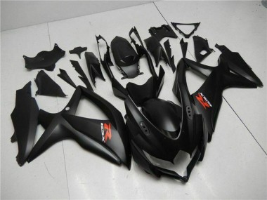 Affordable 2008-2010 Suzuki GSXR 600/750 Motorcycle Fairings - Matte Black Red