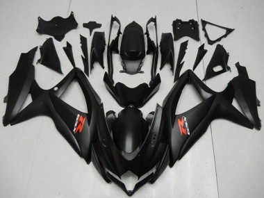 Affordable 2008-2010 Suzuki GSXR 600/750 Motorcycle Fairings - Matte Black Red