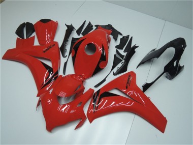 Affordable 2008-2011 Honda CBR1000RR Bike Fairings - Red Glossy Black