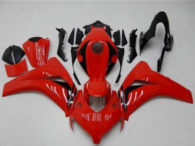 Affordable 2008-2011 Honda CBR1000RR Bike Fairings - Red Glossy Black