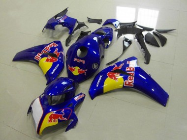 Affordable 2008-2011 Honda CBR1000RR Motorcycle Fairings - Blue Yellow White Red Bull