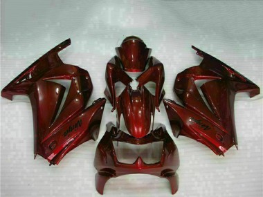 Affordable 2008-2012 Kawasaki EX250 Motorcycle Fairings - Maroon Red