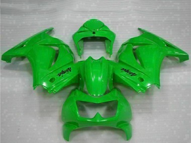 Affordable 2008-2012 Kawasaki EX250 Motorcycle Fairings - Green