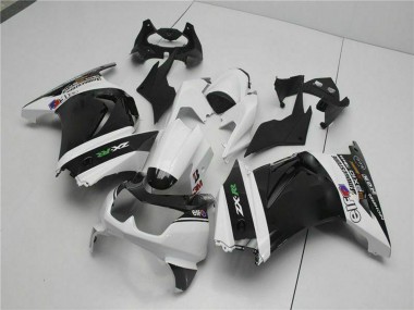Affordable 2008-2012 Kawasaki EX250 Motorcycle Fairings - White Black Green
