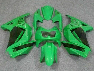 Affordable 2008-2012 Kawasaki EX250 Motorcycle Fairings - Green Black