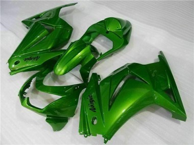 Affordable 2008-2012 Kawasaki EX250 Motorcycle Fairings - Green Ninja