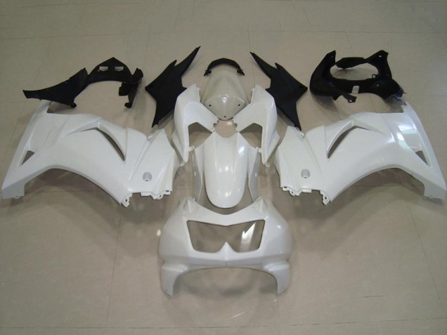 2008-2012 Kawasaki ZX250R Motorcycle Fairings - White