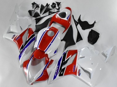Affordable 2009-2012 Honda CBR600RR Motorcycle Fairing Kits - White Red Blue