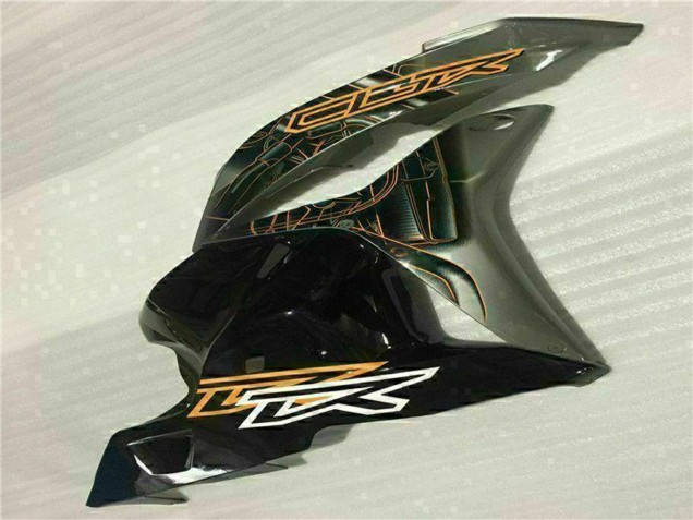 2009-2012 Honda CBR600RR Motorcycle Fairings - White Orange Glossy Black